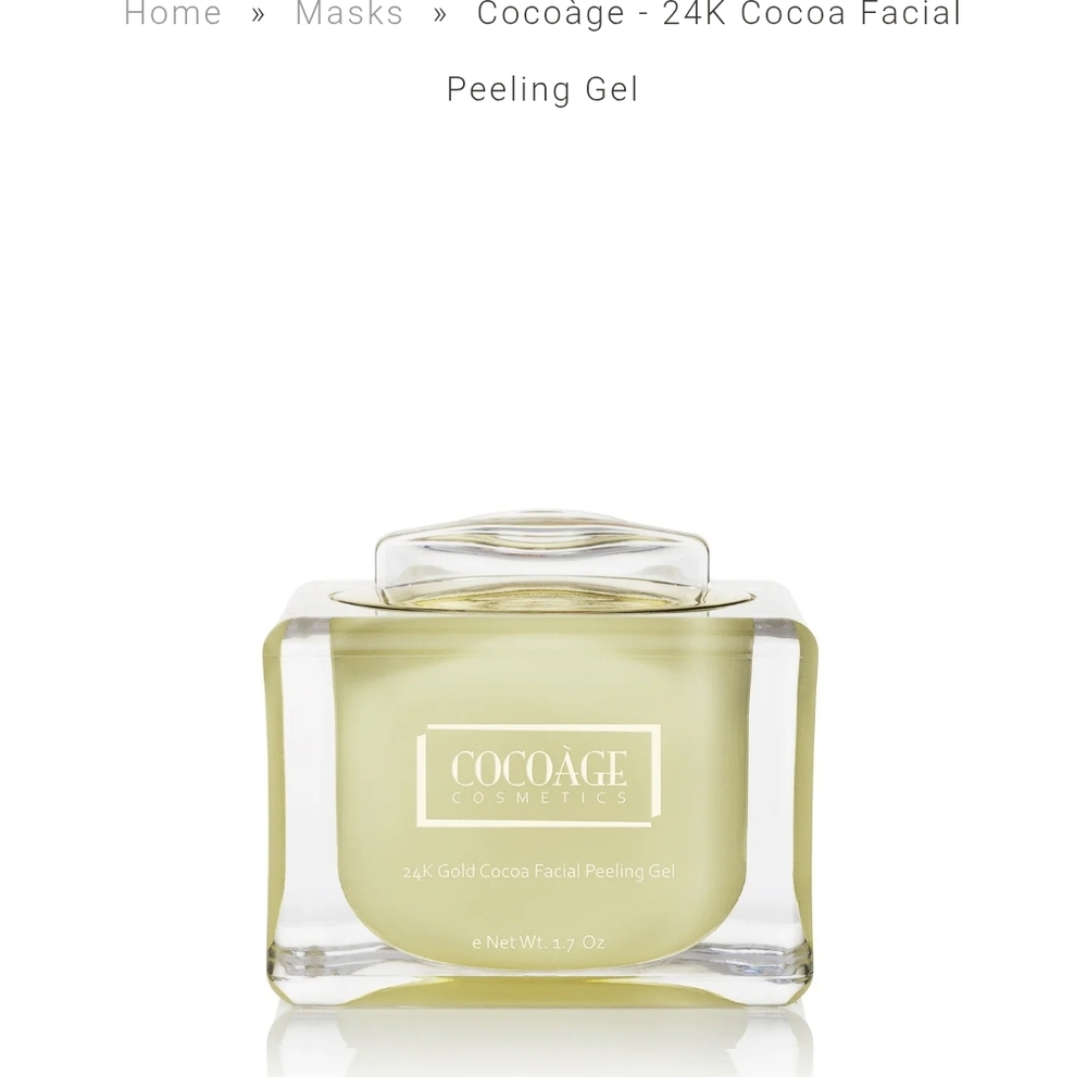 24K Gold Cocoa Facial Peeling Gel